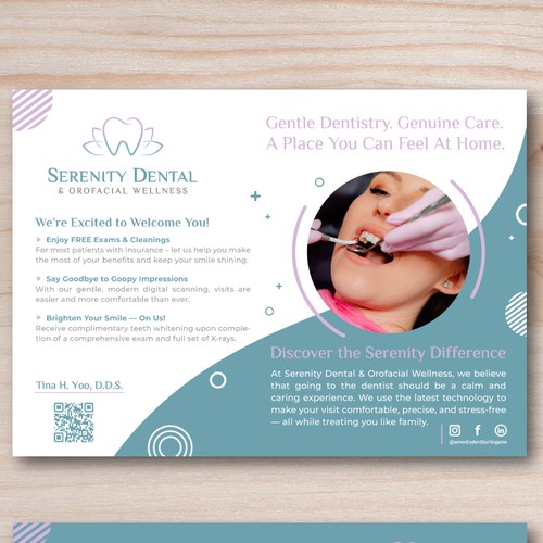 Dental design with the title 'Marketing Mailer'
