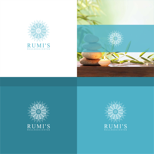 Wellness brand with the title 'wellnes center logo'