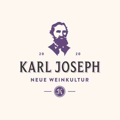 Winery logo with the title 'Karl Joseph'