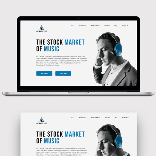 Lifestyle website with the title 'Web Design Contest Entry'