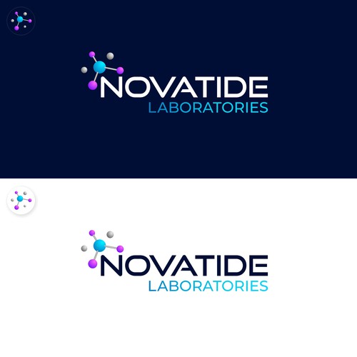 Company brand with the title 'NOVATIDE LABORATORIES'