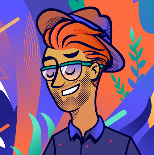 Editorial design with the title 'Custom editorial illustration'