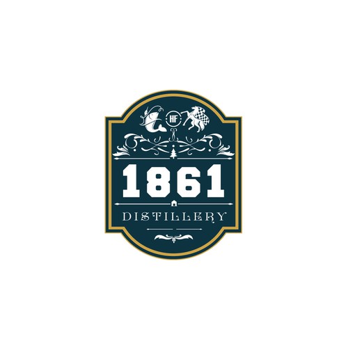 Distillery brand with the title '1861 Distillery '