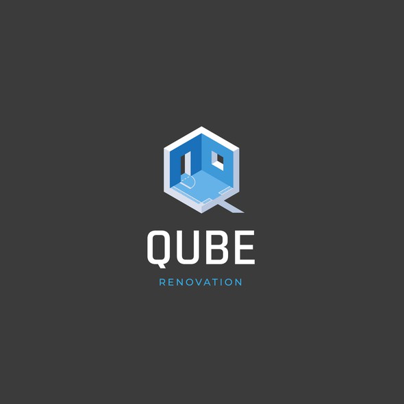 Floor logo with the title 'Qube Renovation '