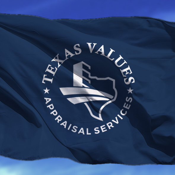 Building design logo with the title 'Texas Value Logo Design'