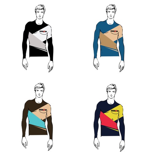 Sportswear design with the title 'Hypnotic Premium Longsleeve Rashguard Design'