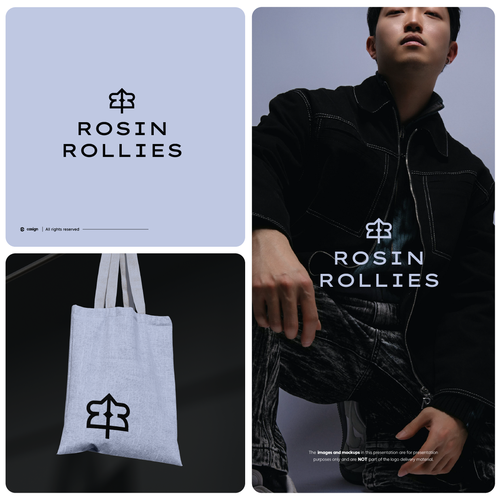 Roblox icon gfx logo with the title 'ROSIN ROLLIES'