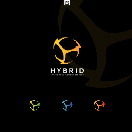 Engine design with the title 'Hybrid EMS'
