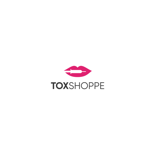 Lips design with the title 'TOX SHOPPE'