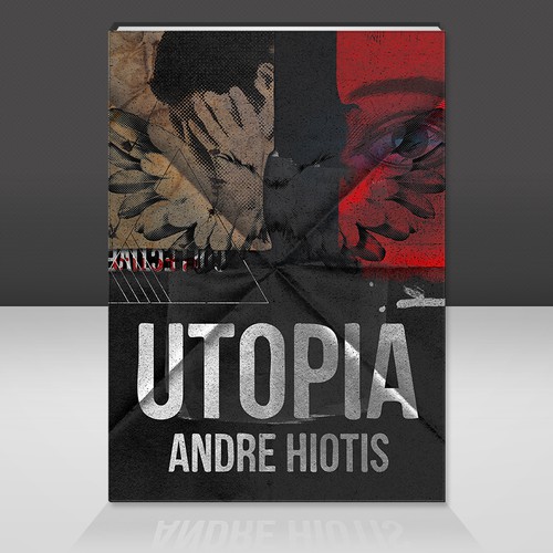 Collage book cover with the title 'Book Cover'