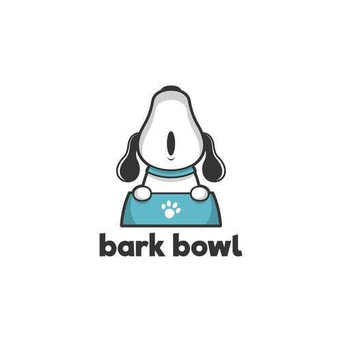 Pet shop logo with the title 'Howling dog logo design'