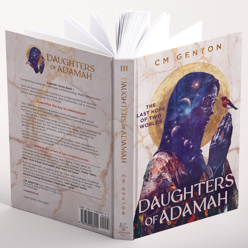 Religious book cover with the title 'Daughters of Adamah'
