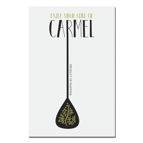 Olive oil label with the title 'olive oil label'