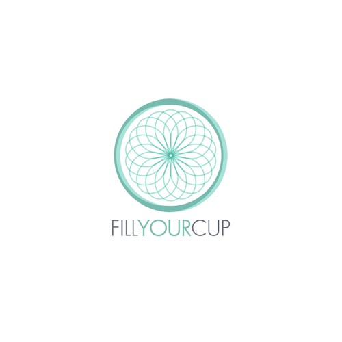 Wellness logo with the title 'Fill your cup brand'