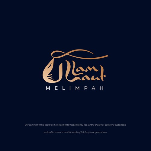 Traditional brand with the title 'Ulam Laut Melimpah'