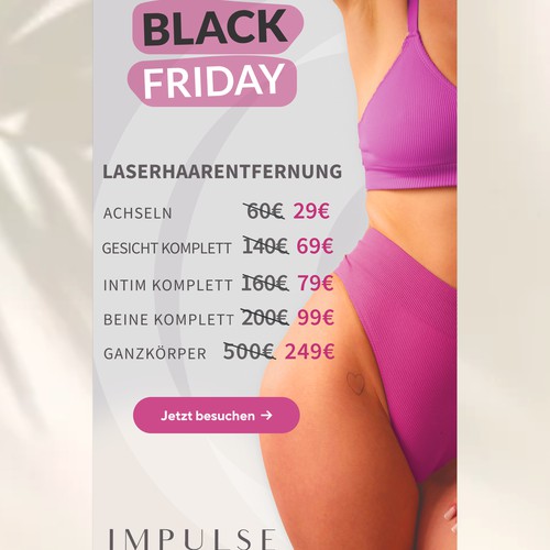 Instagram ad design with the title 'Black Friday Instagram Story'