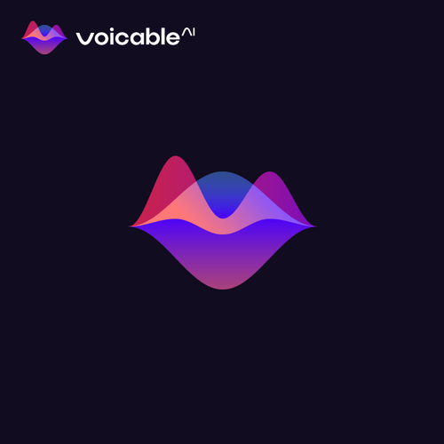 Lips design with the title 'Voicable AI: Humanizing Voice Automation'