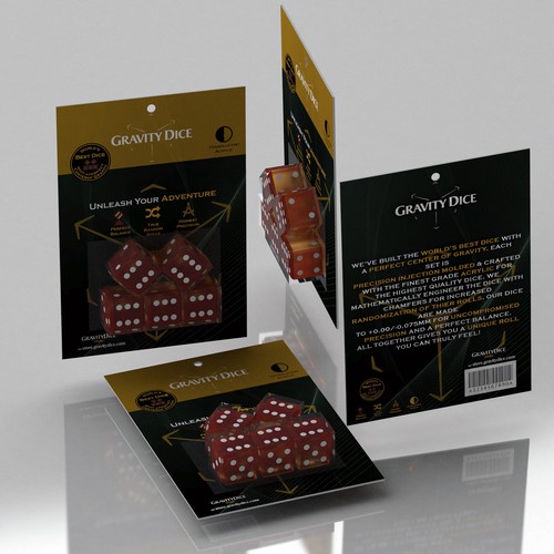 Product packaging with the title 'packaging design'