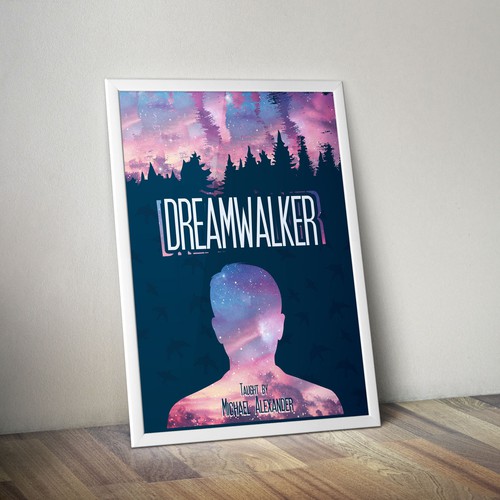 Woods design with the title 'Poster for Dreamwalker, a personal development event'