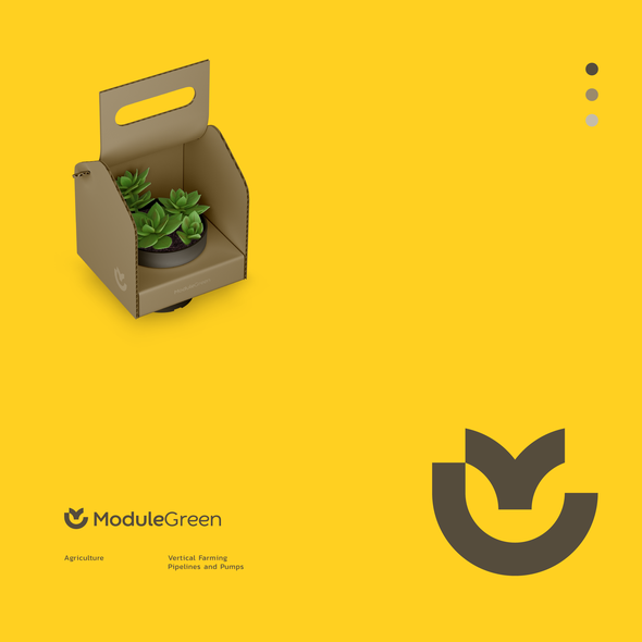 Container design with the title 'ModuleGreen®'