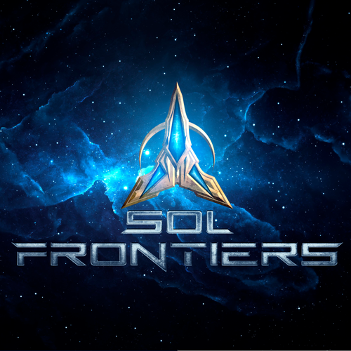 Galaxy logo with the title 'SOL FRONTIERS'