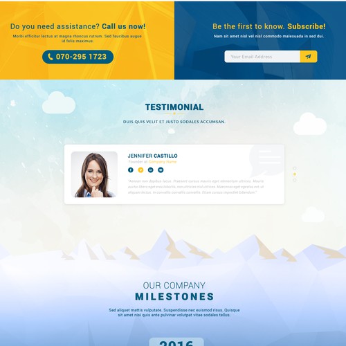 Appealing design with the title 'Non-profit organisation for Sweden unemployed immigrants'