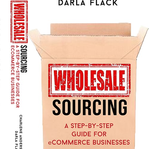 Graphic book cover with the title 'Book Cover for Wholesale Sourcing '