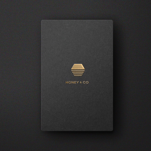 Design with the title 'Honey & Co logo'