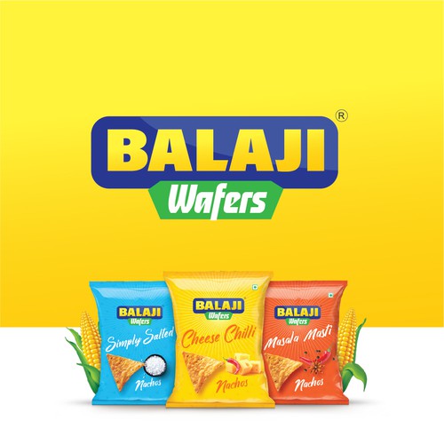 Chip logo with the title 'Indian largest chip/wffers brand logo'