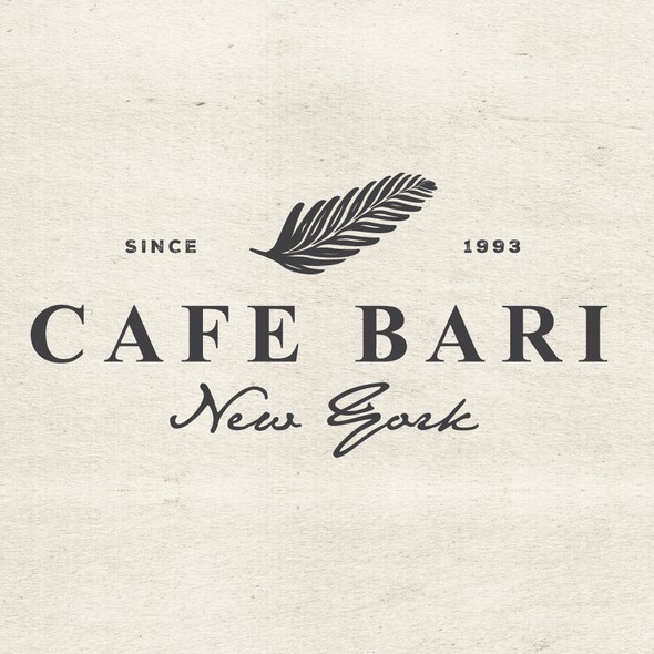 Stamp logo with the title 'Logo for a NYC based coffee shop'