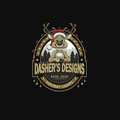 Corporate brand with the title 'dasher's designs'