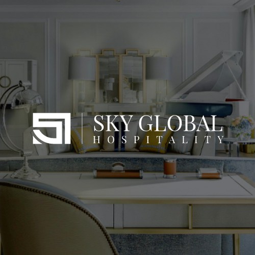Manufacturing logo with the title 'Logo for Sky Global Hospitality'