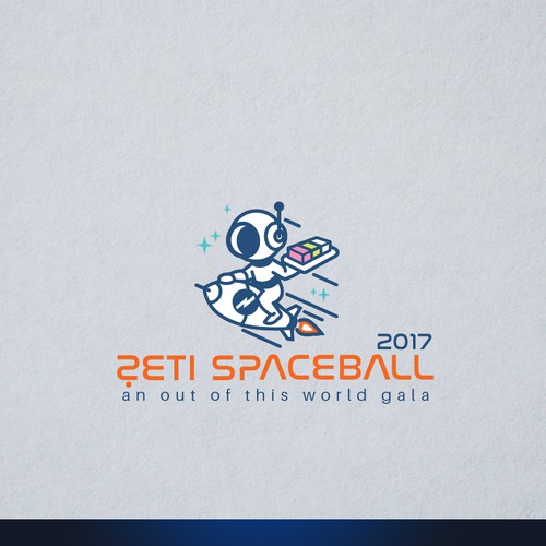 Star logo with the title 'SETI SpaceBall 2017'