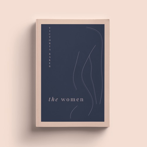 Feminine book cover with the title 'Feminine book, with an interest in issues affecting women in the modern day.'