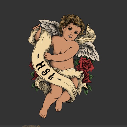 Rustic t-shirt with the title 'HSL'