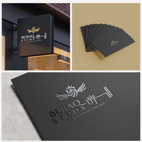 Horse brand with the title 'BURAQ STUDS'