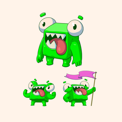 Alien design with the title 'Unspeakable Mascot'