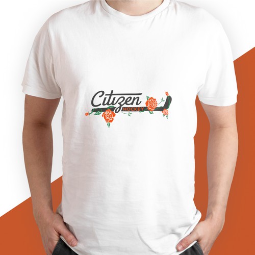 Rose design with the title 'Vintage sports shirt design'