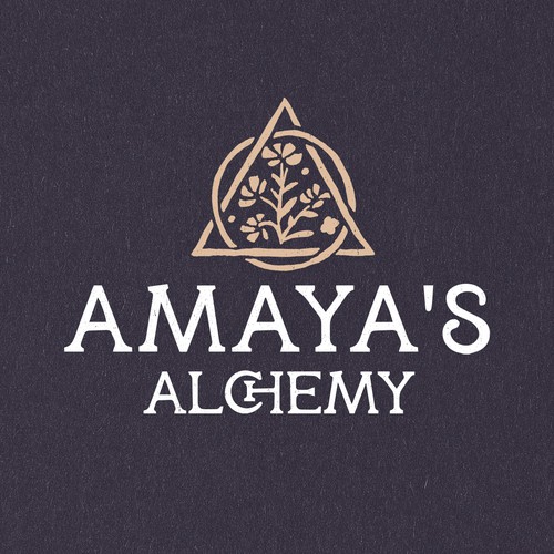 Occult design with the title 'Alchemy wicca occult witchy Logo concept'