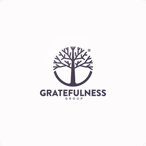Tree design with the title 'Design for Gratefulness'