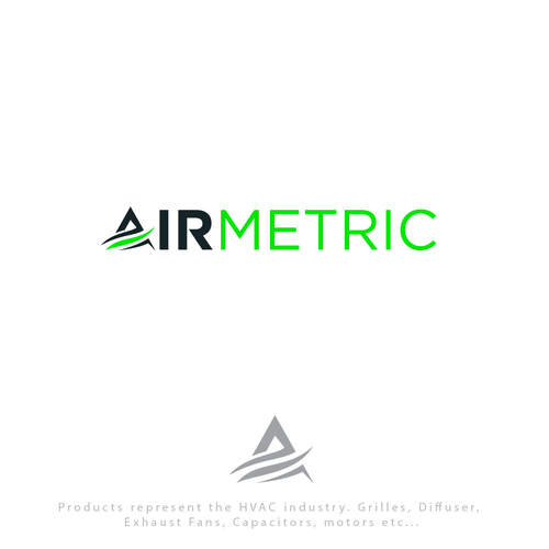 Letter A logo with the title 'Airmetric'