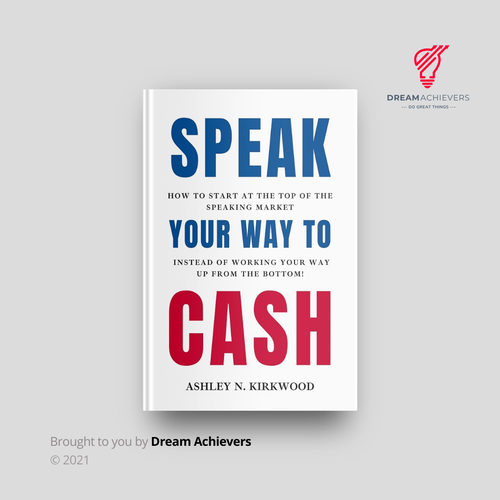 Purple book cover with the title 'Speak Your Way to Cash'