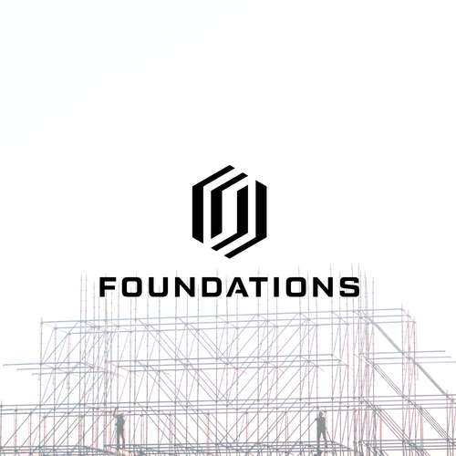 Iron design with the title 'Foundation logo inspiration'