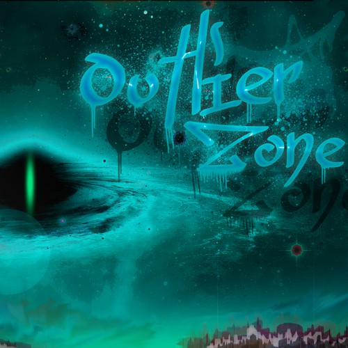 Flashy design with the title 'Outlier Zone Ver. 2.8'