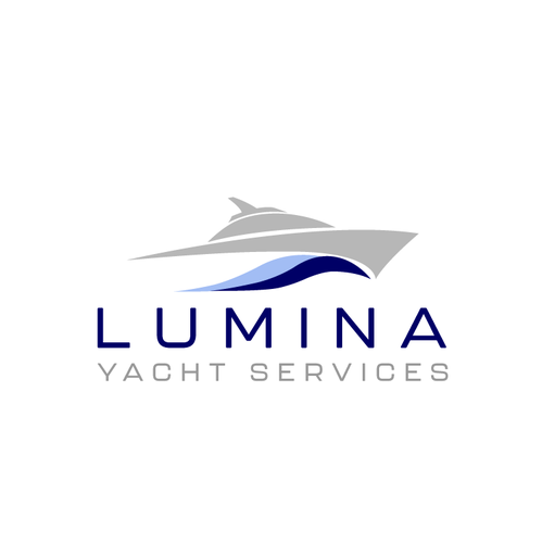 Yacht logo with the title 'Logo for a Yacht Hull Cleaning Company'