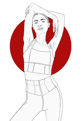 Artwork illustration with the title 'Edgy & Fashionable Artwork'