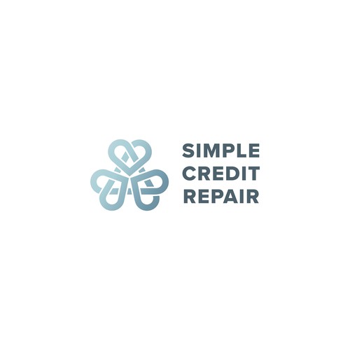 Credit logo with the title 'Simple Geometric Logo Design for Real Estate Client'