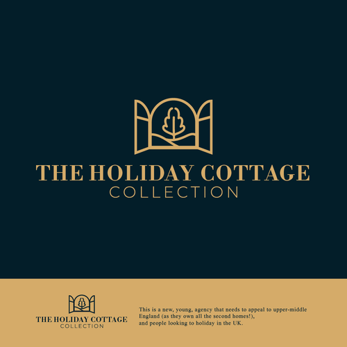 Window logo with the title 'The Holiday Cottage Collection'