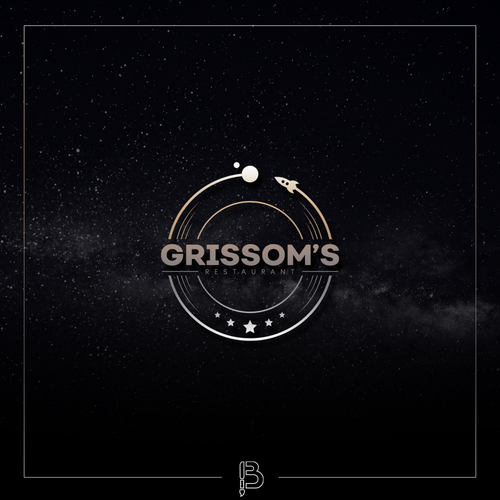 Cosmic logo with the title 'Grissom's Restaurant - Winning Project'