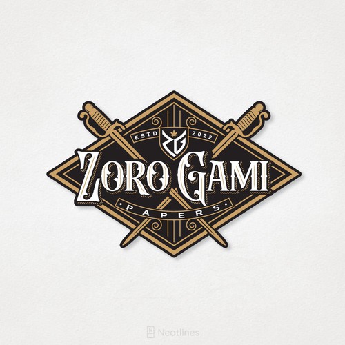 Smoke design with the title 'Zoro Gami'